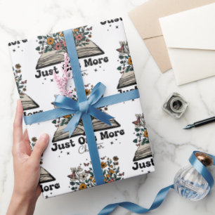 Papel De Presente Apenas Mais Um Capítulo Floral Livro