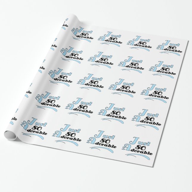 Papel De Presente Apenas tão adorável (Desenrolado)