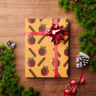 Papel De Presente Apple Cinnamon