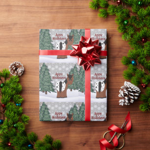 Papel De Presente Appy Holidays Blanket Appaloosa Horse Natal
