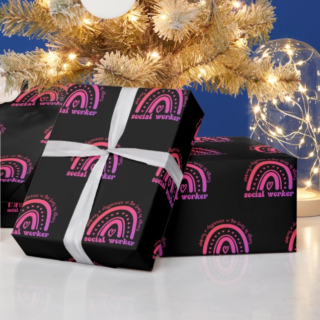 Papel De Presente Apreciação e Graduação do Trabalhador Social (Feriados)