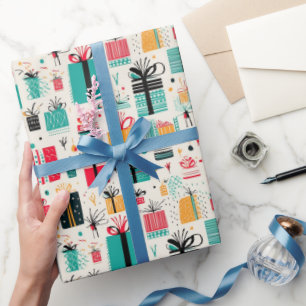 Papel De Presente Apresenta Arcos Feriados Festivos Presente