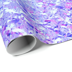 Papel De Presente Aqua Purple Turquoise Glass Crystal