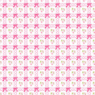 Papel De Presente Aquarela Arco Mahjong Rosa e Verde