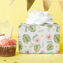 Aquarela floral rosa cinza claro elegante