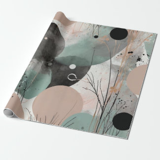 Papel De Presente Aquarela Suja