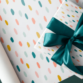 Papel De Presente Aquarela Traços de pincel a cor pastosa festivos