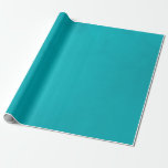 Papel De Presente Aquarela Turquesa<br><div class="desc">Papel de embrulho turquesa - lavagem de aquarela turquesa envolvente.</div>