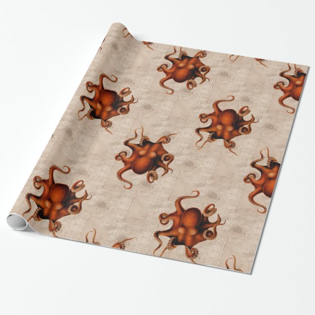 Papel De Presente Aqui haja monstro (Desenrolado)