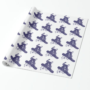 Papel De Presente AR cathcing do Snowboarder