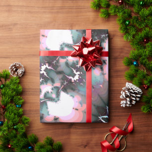 Papel De Presente Aranha-de-inverno congelada gótica