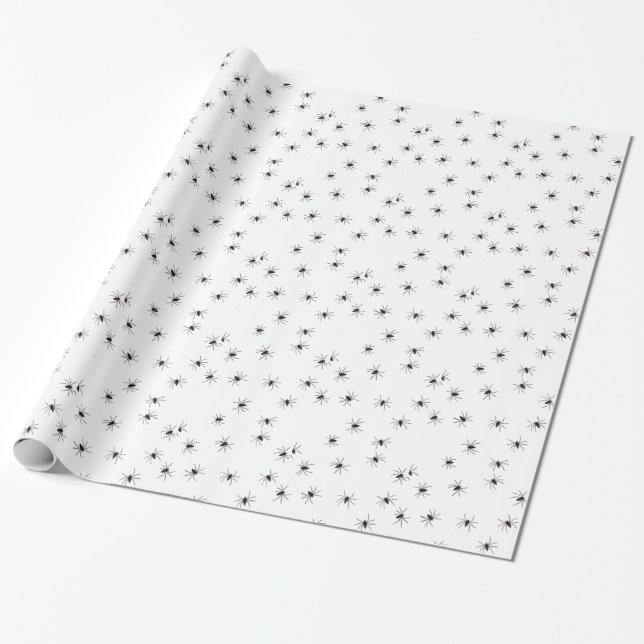 Papel De Presente aranhas (Desenrolado)
