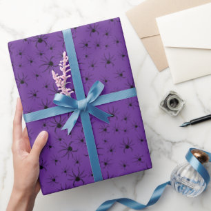 Papel De Presente Aranhas Góticas