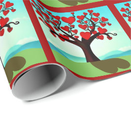 Papel De Presente Arbre d’amour - tree of love
