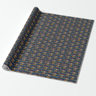 Papel De Presente Arca de Noé com Espírito Santo