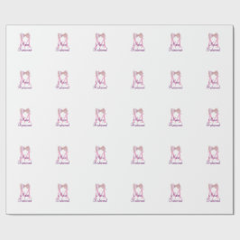 Papel De Presente arco cor-de-rosa - ponte moderna girassol