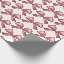 Papel De Presente Arco estético de Satin, Rosa, Bonito