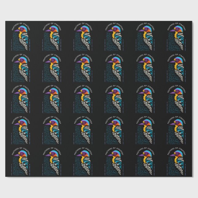 Papel De Presente arco-íris (Aberto)