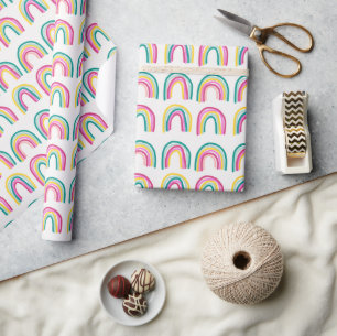 Papel De Presente Arco-íris