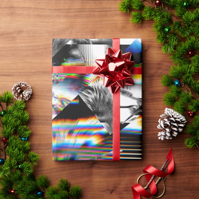 Papel De Presente Arco-Íris Assalto (Presente de Natal)