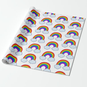 Papel De Presente Arco-íris bonito