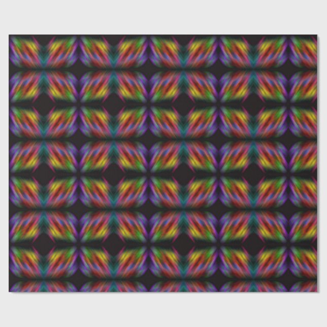 Papel De Presente Arco-íris desfocado (Aberto)
