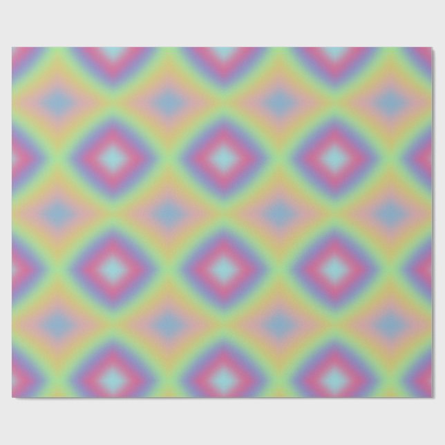Papel De Presente Arco-íris Pastel (Aberto)