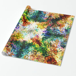 Papel De Presente Arco-Íris torcido Vapores Três