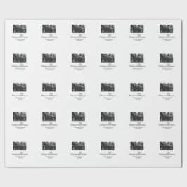 Papel De Presente arco ouro aplaude casamento de 60 anos