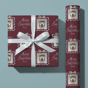 Papel De Presente Arco Personalizado para Animais de Estimação Cacho