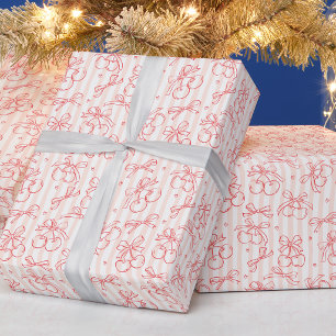 Papel De Presente Arco Rosa Cereja Presente de Aniversário para Meni