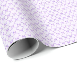 Papel De Presente Arco roxo
