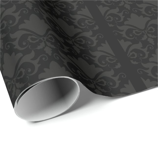 Papel De Presente Arcos de Damasco Noturno (Ponta do rolo)