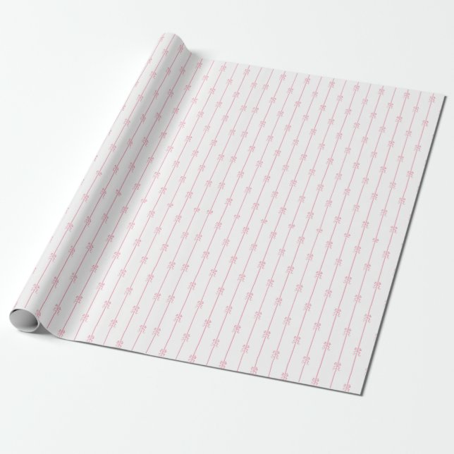 Papel De Presente Arcos rosa (Desenrolado)
