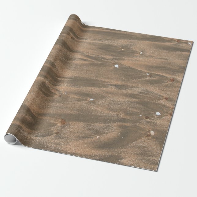 Papel De Presente Areia (Desenrolado)