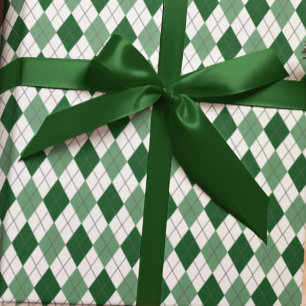Papel De Presente Argyle Elegante