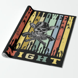 Papel De Presente Arma Caveira, Noite de Halloween