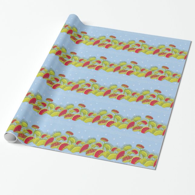 Papel De Presente armadilha azul (Desenrolado)