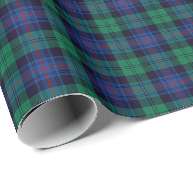 Papel De Presente Armstrong Clan Tartan (Ponta do rolo)