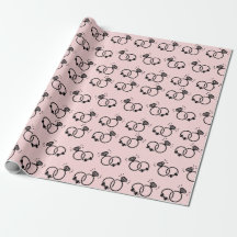 Aros de Noivado Românticos Rosa Claro Suave Seamle