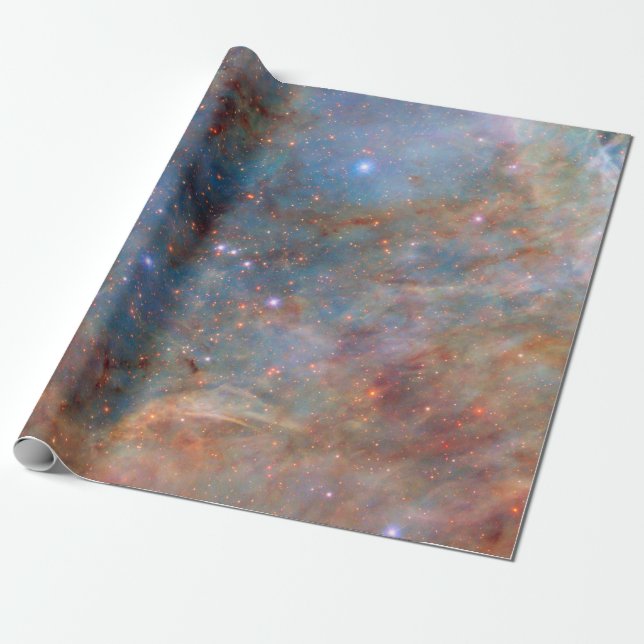 Papel De Presente Arredores da Nebulosa Tarântula (Desenrolado)