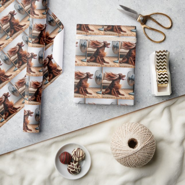 Papel De Presente Arrefecimento irlandês por ventilador (Artesanato)