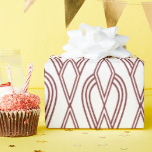 Papel De Presente Art Deco Flowerbeds