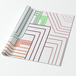 Papel De Presente Art Deco Lines