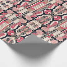 Art Deco Love Wraping Paper