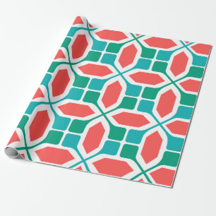 Papel De Presente Art Deco Mosaico