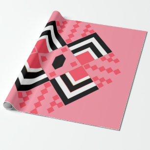 Papel De Presente Art Deco Quilt Inspirado