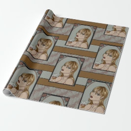 Papel De Presente Art Nouveau