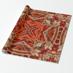Papel De Presente art nouveau colorida de vinhetas ornamentais em