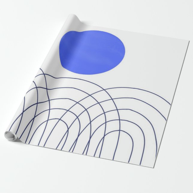 Papel De Presente arte abstrata (Desenrolado)